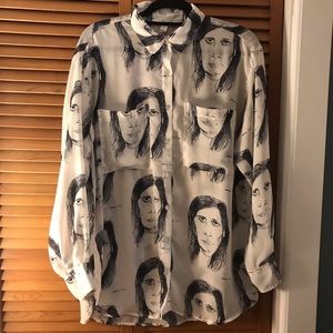 AA Signature Chiffon Blouse w rare design